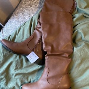 Brown Knee High Boots